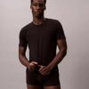 Zestaw 3 koszulek z okrągłym dekoltem o dopasowanym kroju, wykonanych z Cotton Stretch
