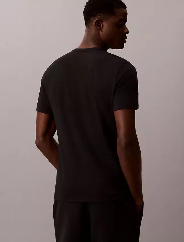 Zestaw 3 koszulek z okrągłym dekoltem o dopasowanym kroju, wykonanych z Cotton Stretch Zestaw 3 koszulek z okrągłym dekoltem o dopasowanym kroju, wykonanych z Cotton Stretch