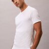 Zestaw 3 koszulek z okrągłym dekoltem o dopasowanym kroju, wykonanych z Cotton Stretch