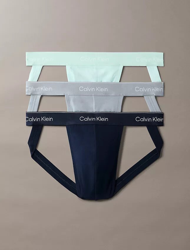 Zestaw 3 par bawełnianych Cotton Stretch jockstrapów Zestaw 3 par bawełnianych Cotton Stretch jockstrapów