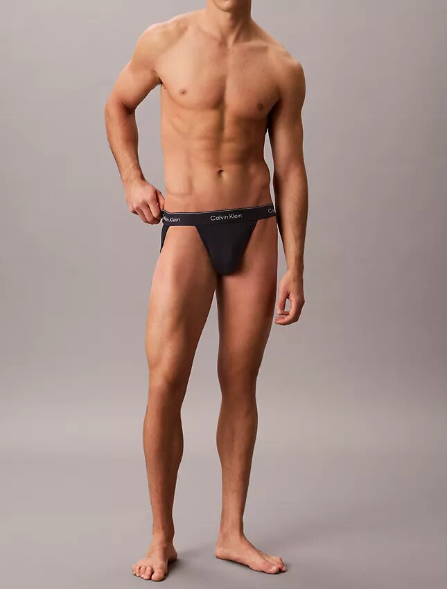 Zestaw 3 par bawełnianych Cotton Stretch jockstrapów Zestaw 3 par bawełnianych Cotton Stretch jockstrapów