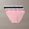 Zestaw 3 sztuk Bikini z Cotton Stretch ściągacza Zestaw 3 sztuk Bikini z Cotton Stretch ściągacza