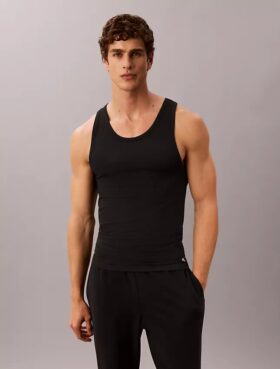 Zestaw 3 topów bez rękawów z Cotton Stretch Zestaw 3 topów bez rękawów z Cotton Stretch