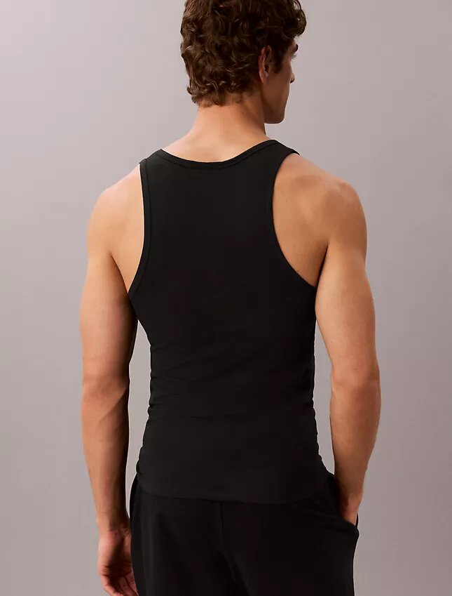 Zestaw 3 topów bez rękawów z Cotton Stretch Zestaw 3 topów bez rękawów z Cotton Stretch