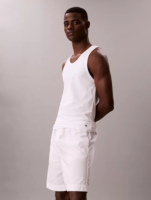 Zestaw 3 topów bez rękawów z Cotton Stretch Zestaw 3 topów bez rękawów z Cotton Stretch