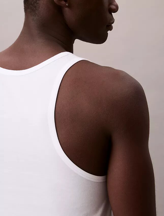 Zestaw 3 topów bez rękawów z Cotton Stretch Zestaw 3 topów bez rękawów z Cotton Stretch