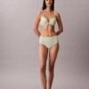 Zgrzewane, elastyczne, bezszwowe bikini slipy, zestaw 5 sztuk Zgrzewane, elastyczne, bezszwowe bikini slipy, zestaw 5 sztuk
