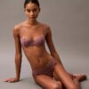 Zmysłowe bikini z elastycznej koronki
