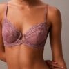 Zmysłowy, elastyczny biustonosz z koronką, Unlined, z pełnym pokryciem Zmysłowy, elastyczny biustonosz z koronką, Unlined, z pełnym pokryciem